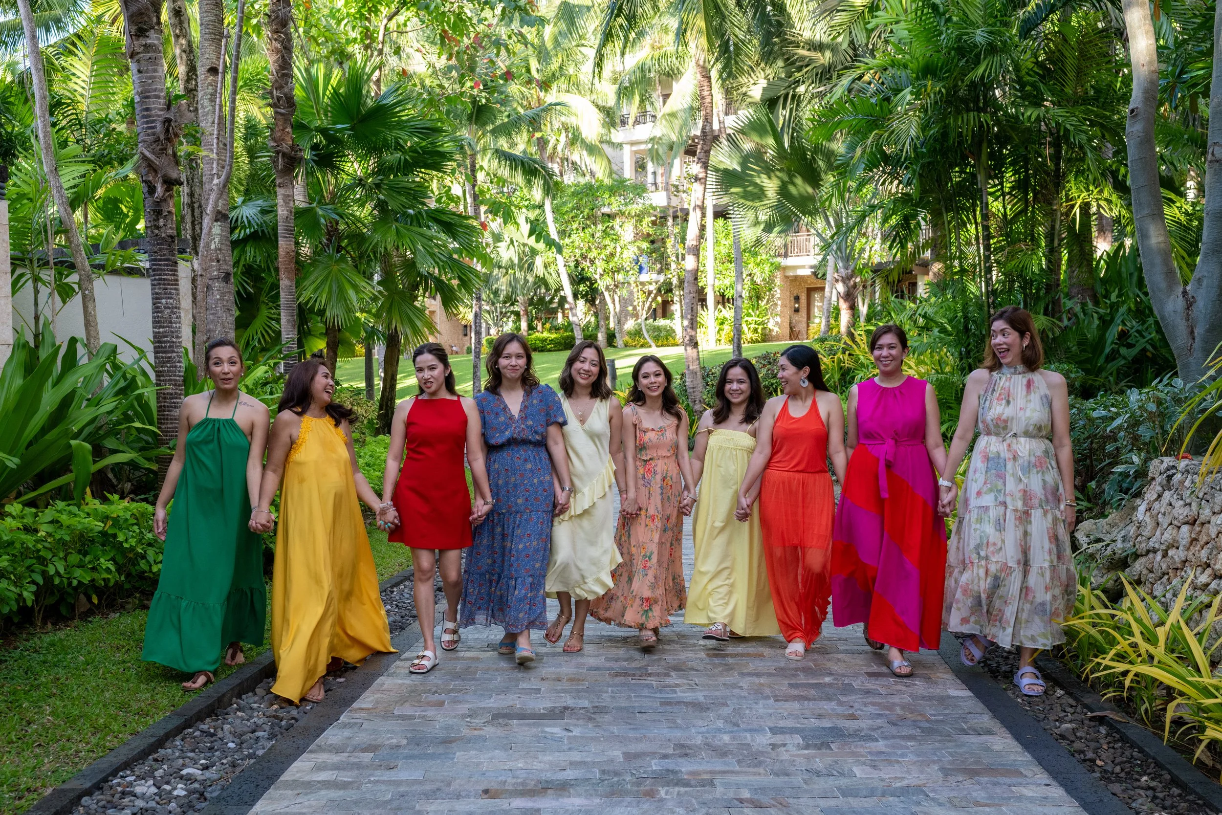 casual photography with friends in shangrila