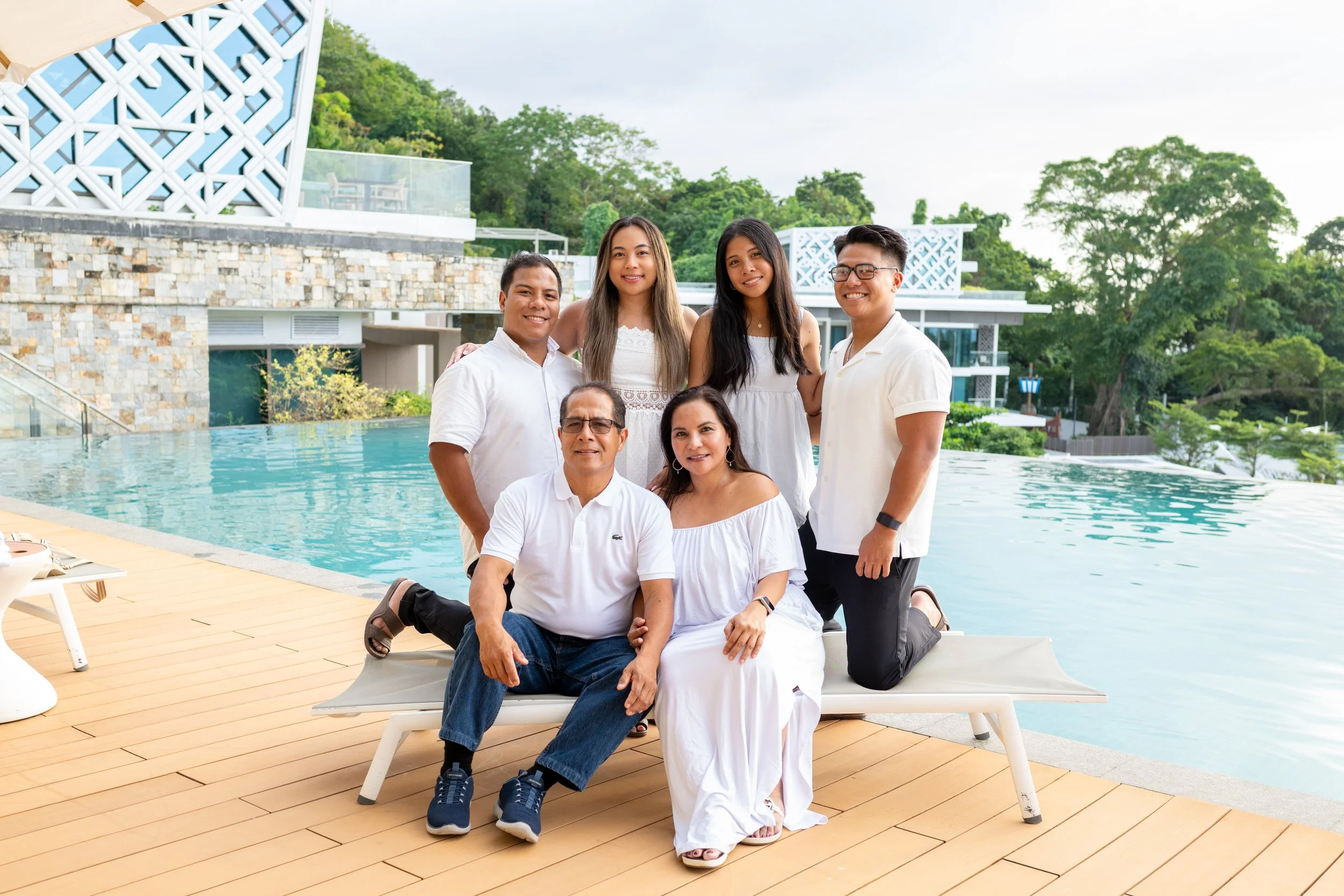 Boracay Wedding Photographer - Casual Family Portraits by the beach, Crimson Resort and spa boracay, sunset in boracay