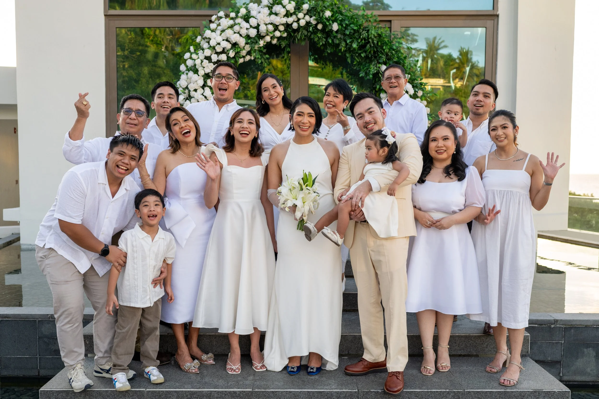 Boracay beach wedding ceremony Crimson resort and spa boracay