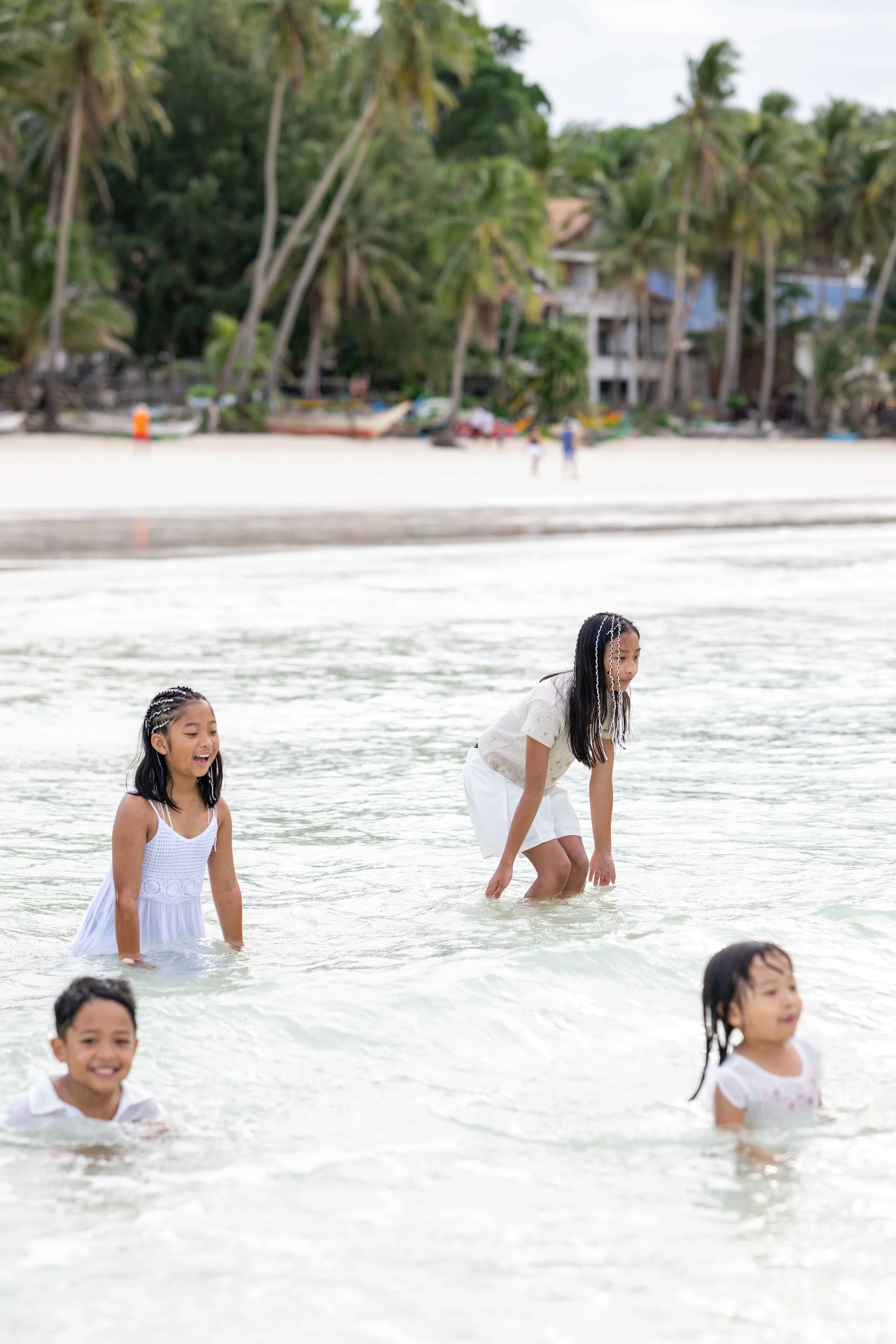 Boracay Photographer - Casual Family Portraits by the beach, White Beach Boracay