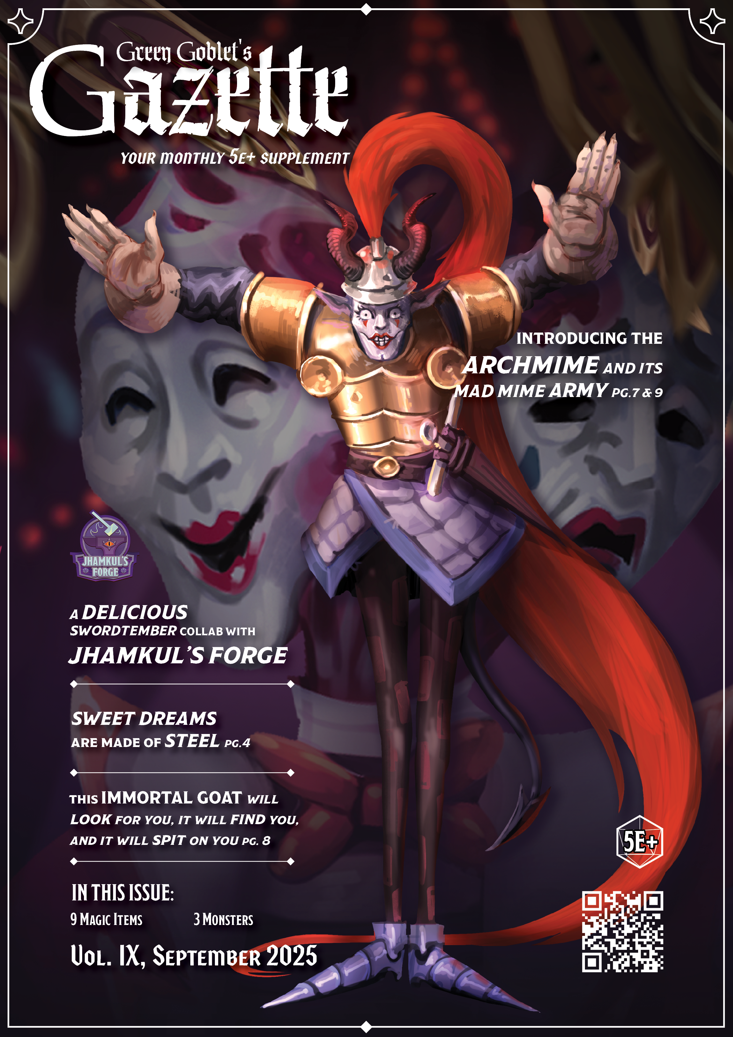 Green Goblet's Gazette Vol IX September 2025.png
