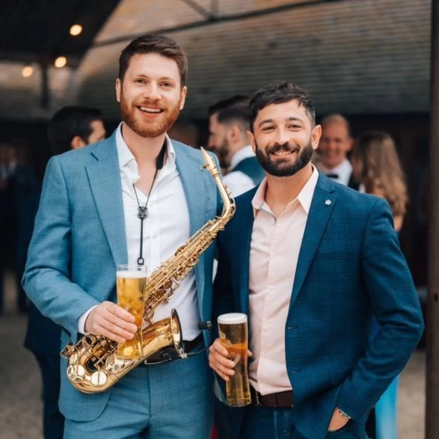 You get to meet some great people in this industry, @jamesburwellmusic being one of them. Always good to have a pre-gig beer when we work together. 

Thanks again to @joshuapenrosephotography for the photos! 

📸🎷🎧🍺