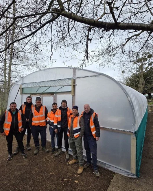 Clock House Farm Supports Kenward Trust in Restoring Therapeutic Polytunnel