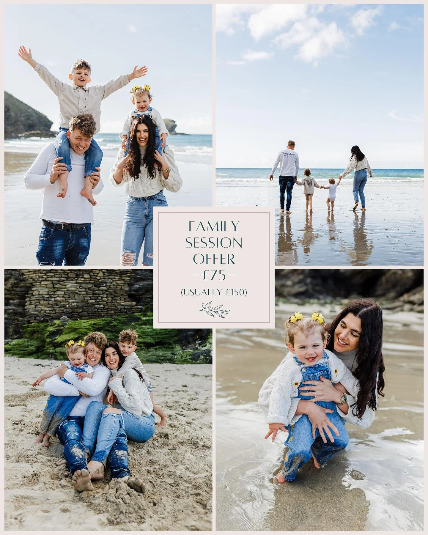 To celebrate the new season, and with the Easter holidays on the horizon, I’m opening up my books with a ✨very special offer✨on Family Photo Sessions, including Maternity Sessions.
For £75 (50% off my usual session price) you’ll re