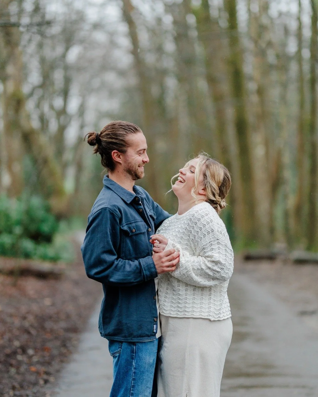 ✨Pre-Wedding Session✨ 

A wonderful woodland session with Naomi &amp; Scott 🌿💛

The plan was to head to Porthtowan for a glorious golden hour beach session but the weather had other plans! Instead we headed to Tehidy Woods to seek some shelter from