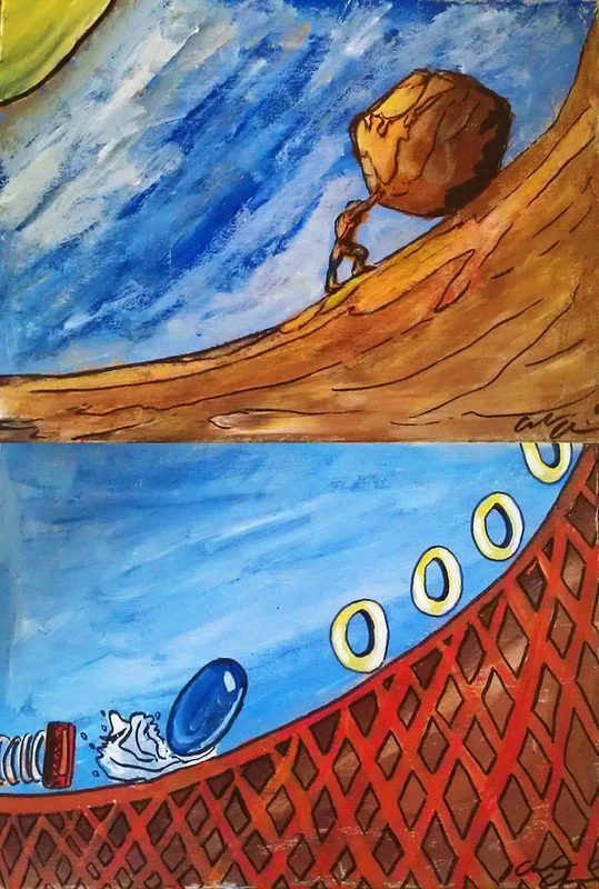 "The Myth of Sisyphus" by aallingh is licensed under CC BY 2.0.