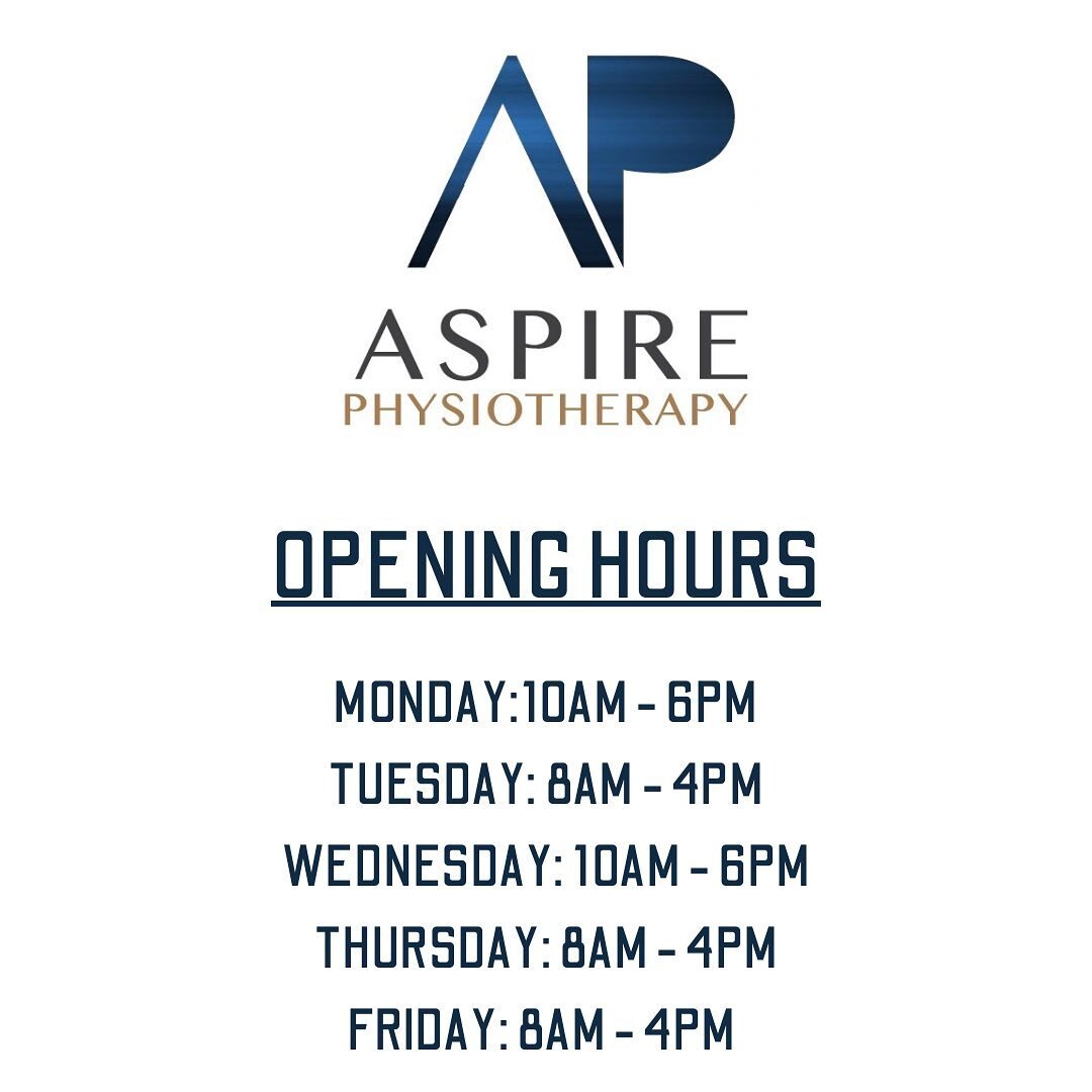 NOW OPEN 5 DAYS A WEEK 🗓

3 days just wasn&rsquo;t enough! Colm is now based full time out of the clinic in Strandside 🎉🎉

Call 0879909032 or book online through the link below 👇 

https://aspire-physiotherapy.eu1.cliniko.com/bookings

#aspire #a