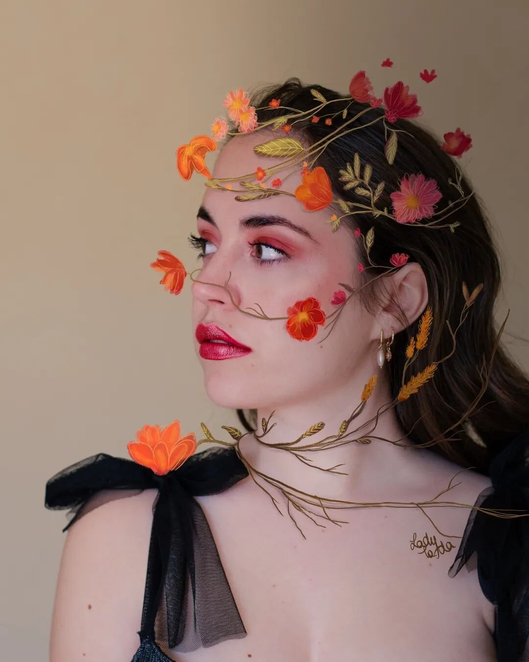Un portrait tout simple qui traine sur mon disque dur depuis un bon bout de temps.... 
Cette photo est un peu dans une ambiance automnale, mais vu qu'il pleut aujourd'hui &ccedil;a passe ✨