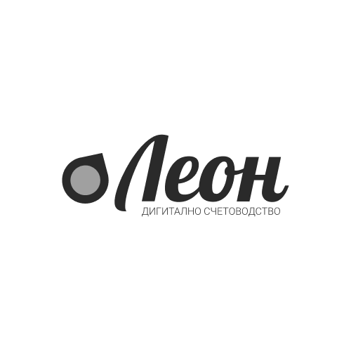 Logo of Leon.bg Digital Accounting - partner of Cosmonavt - a design and animation studio in Sofia.