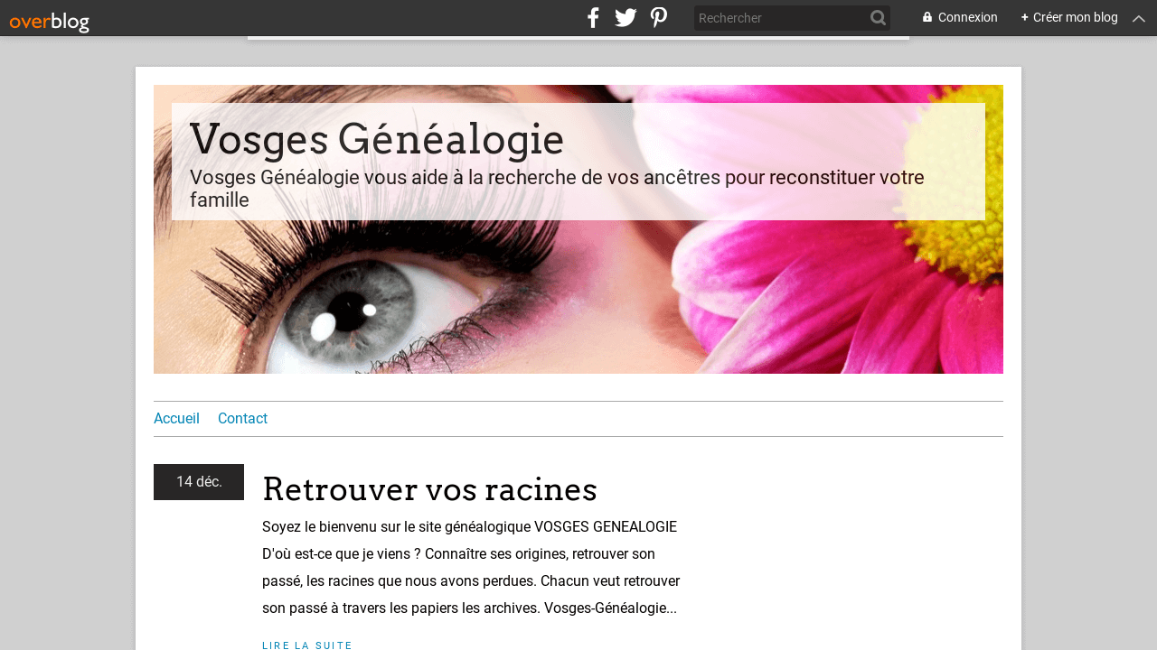 Cercle Généalogique de Vittel et de sa Région
