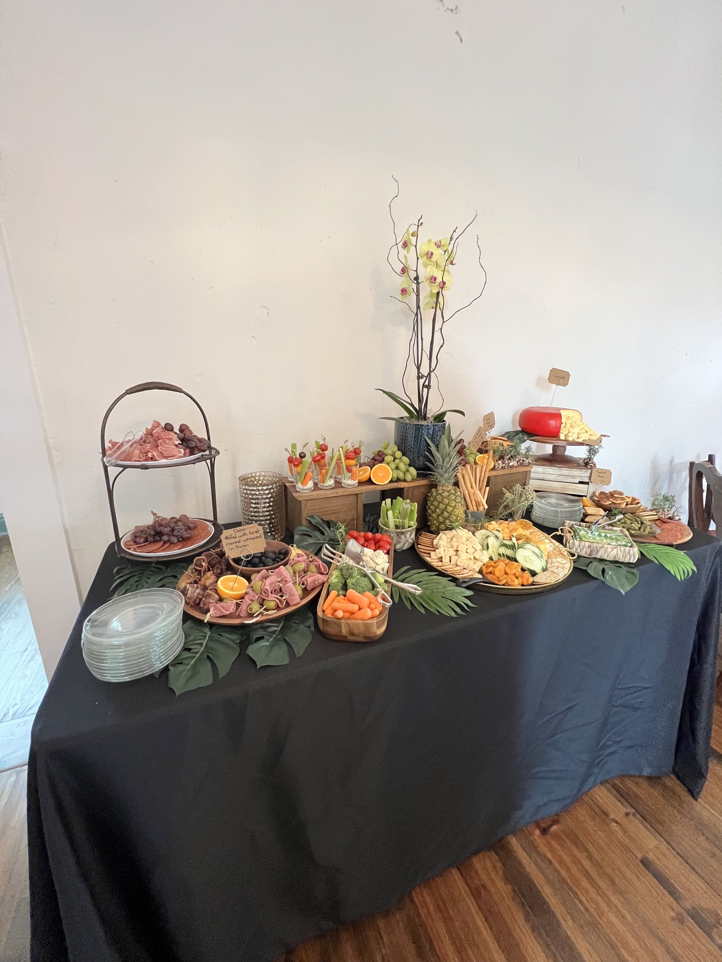 The Historic Dallas Jail Engagement Party Gaston County Event Venue charcuterie Display Catering .jpg