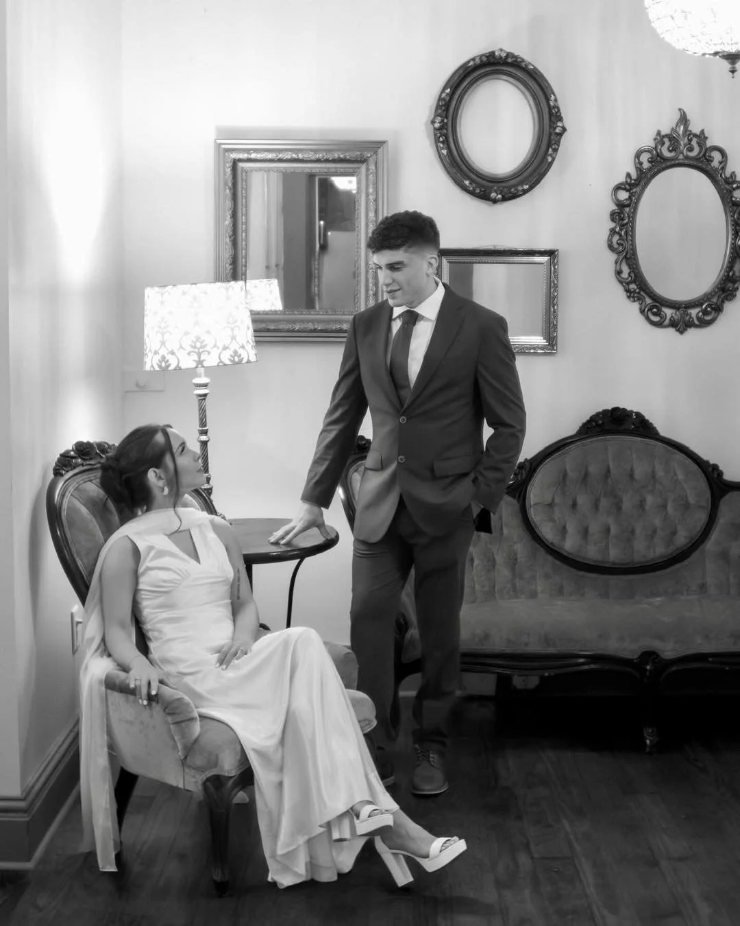 Angel &amp; Matthew eloped, then gathered their closest family and friends at The Historic Dallas Jail for a heartfelt wedding reception dinner. From the thoughtful details to the laughter echoing through the cell block, their evening was the perfect
