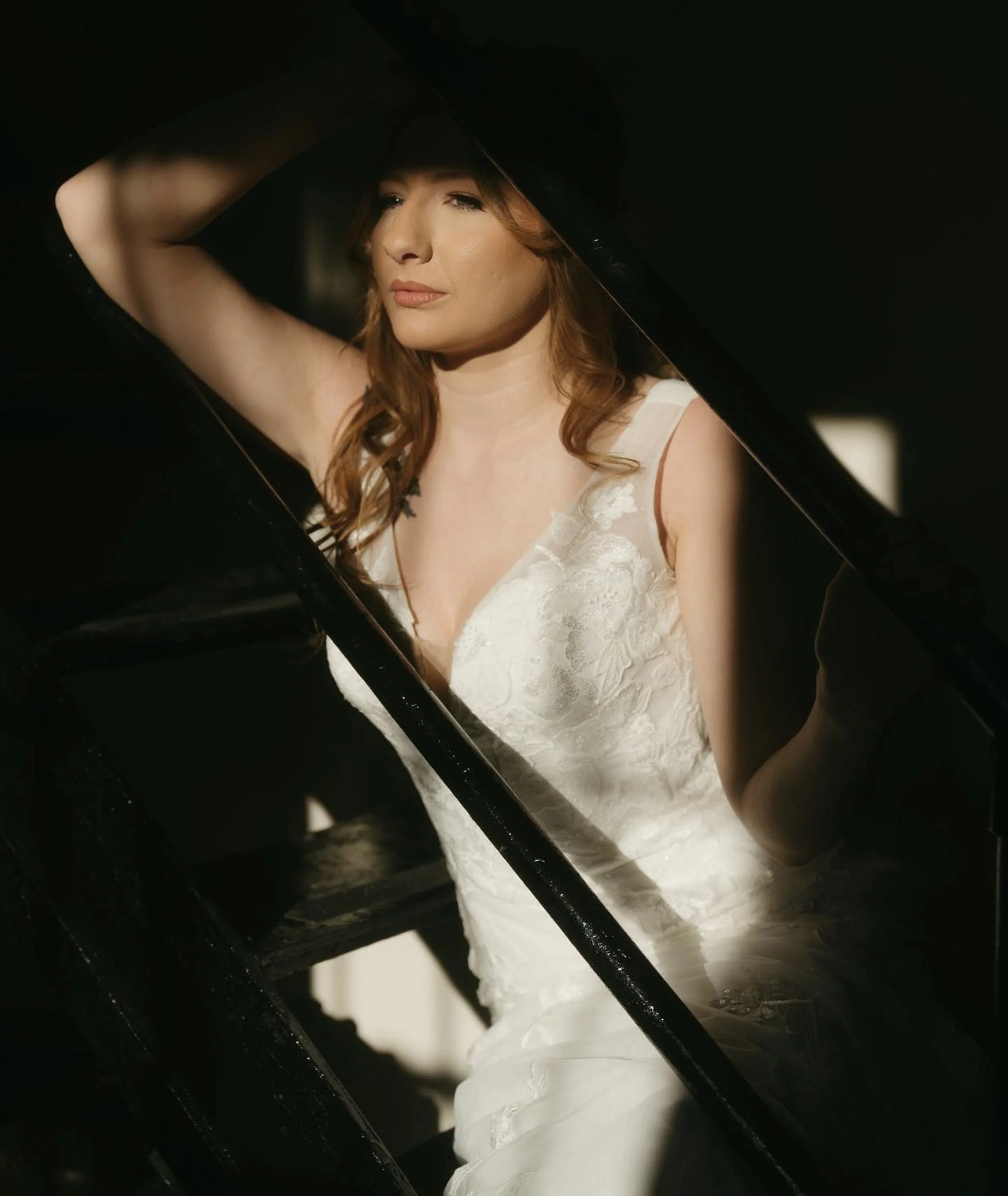 The Historic Dallas Jail Addie Bridal Portrait 1 Gaston County Wedding Venue