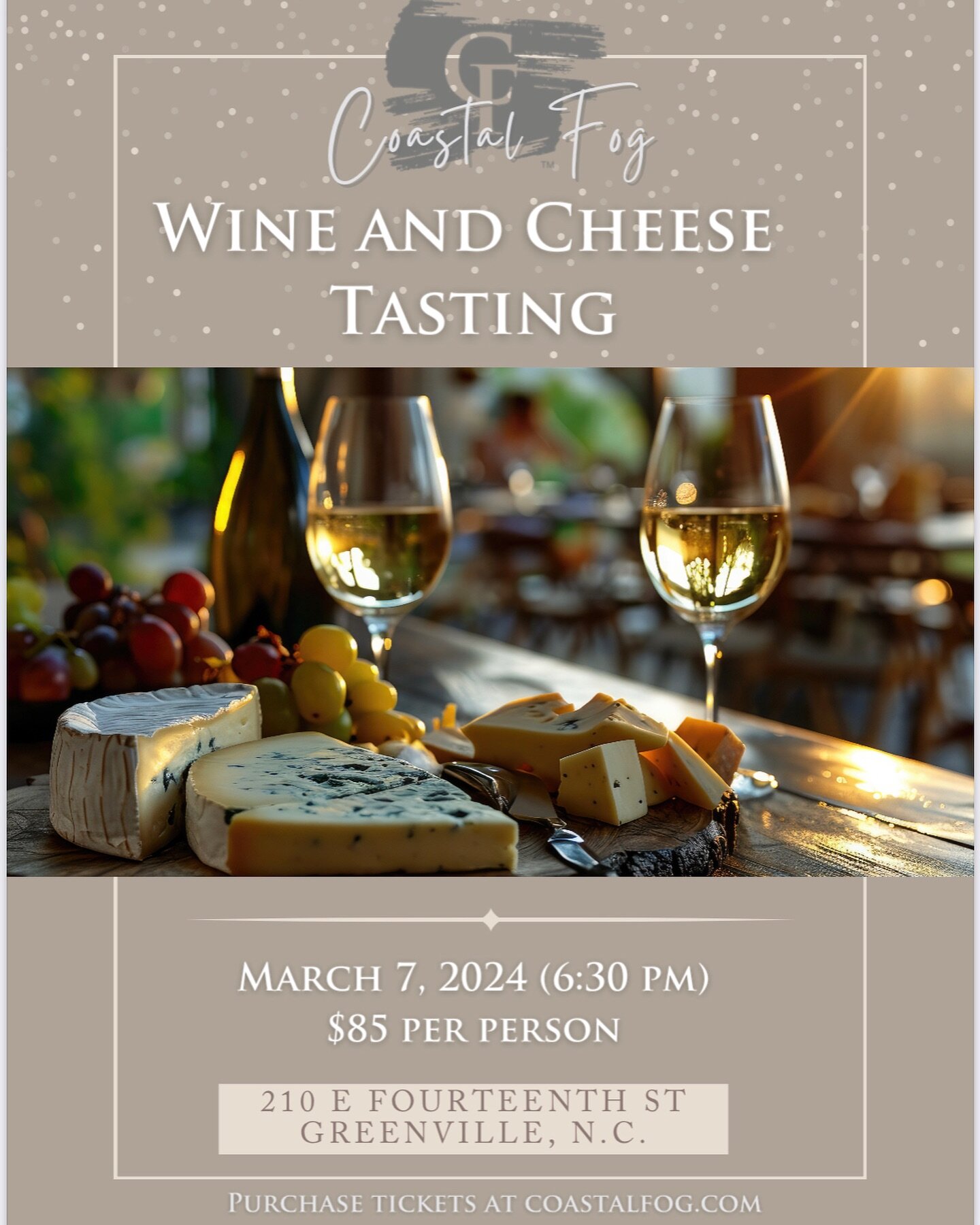 Join us for our new event- 🧀 🍷 The CF Wine and Cheese Tasting. It is going to be an intimate gathering where we discuss a diverse selection of exquisite wines and cheeses. Our knowledgeable sommeliers will guide you through an interactive tasting e