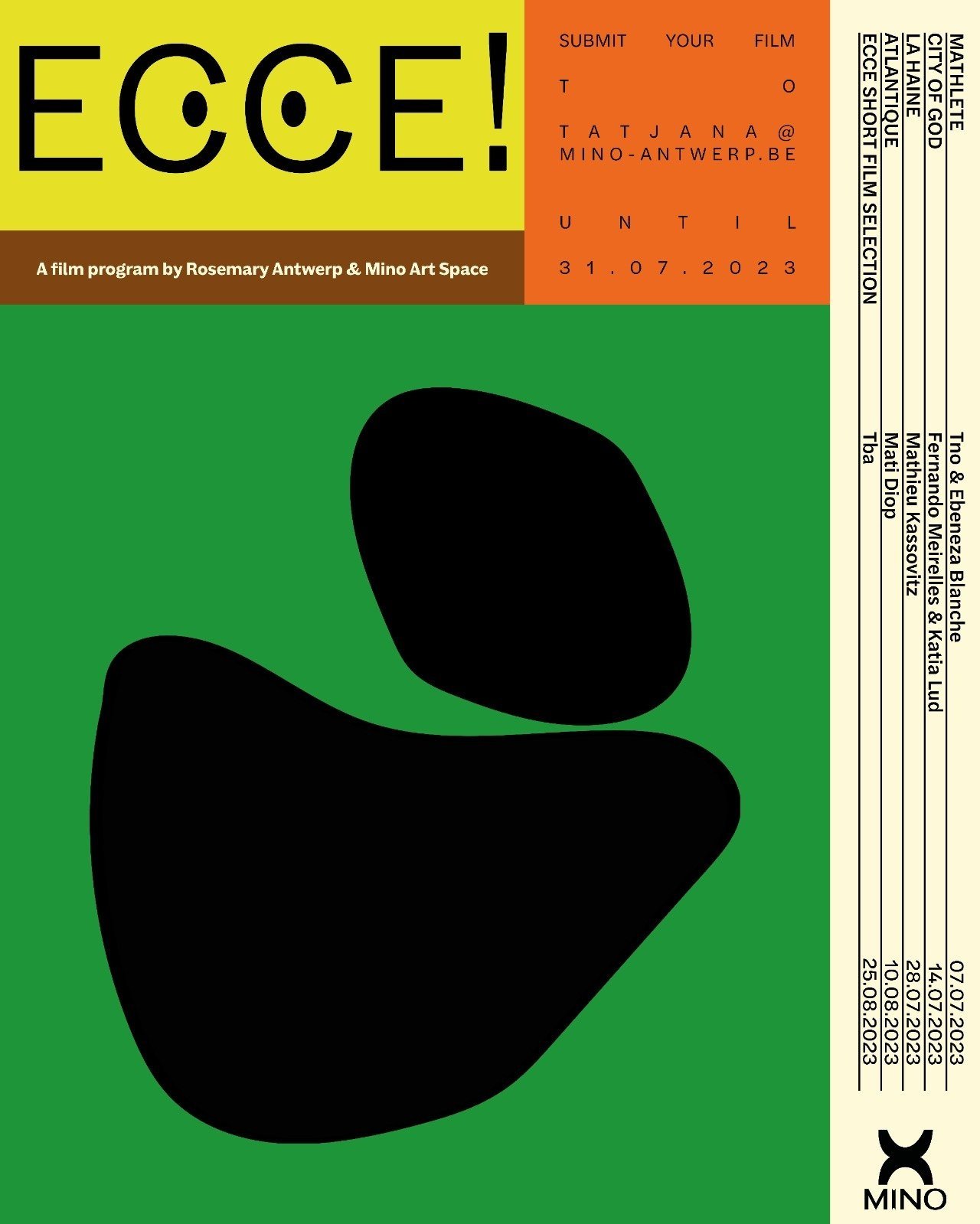 Short Film Selection - ECCE! OPEN AIR FILM SCREENING