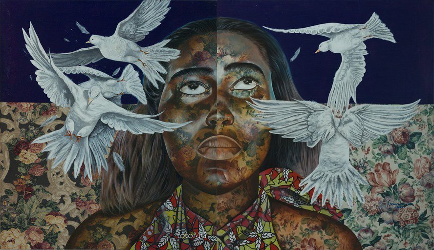 Gesalo Potogalo
HOPE, 2020
Acrylic on canvas, 230 x 200 cm