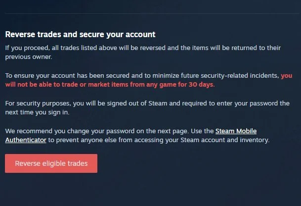 How to Reverse eligible Trades CS2 Trade Protected Trades I What are “Trade Protected trades” and what they mean for you I GamerPay Blog I CS2 Update