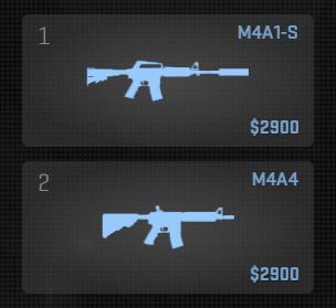 CS2 Update M4A4 and M4A1 S are the same price  - CS Premier Season 2 is here- cs2 update - GamerPay blog