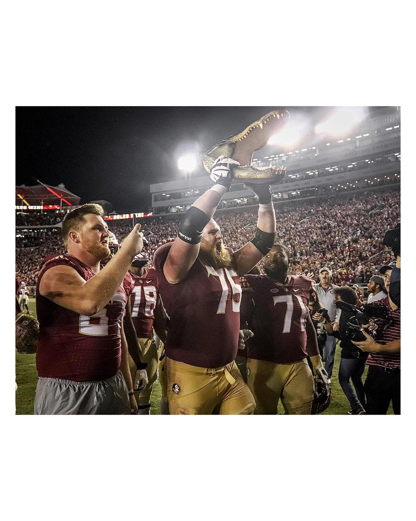 Reminiscing this night. Noles were selected to go to the Cheez-It Bowl in Orlando. Let&rsquo;s finish the season on a win like this one.