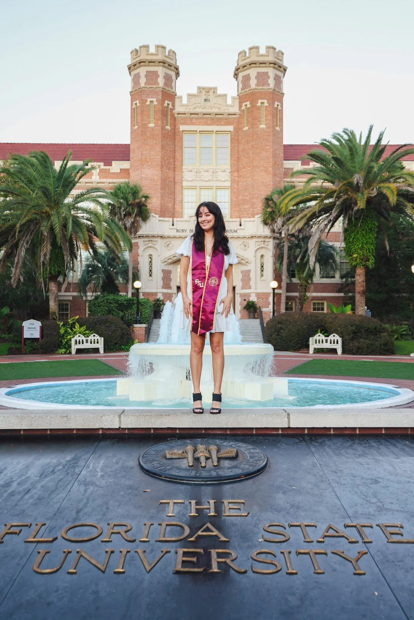 FSU graduation photo session at Florida State University