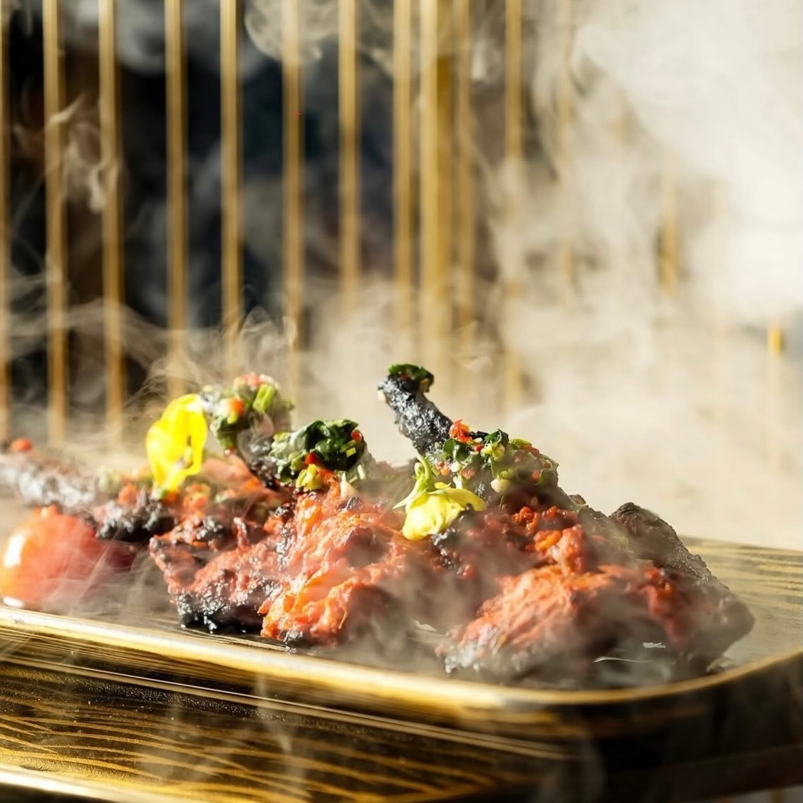 This is the year to spice up your Sunday traditions. 

@tyga_manchester Tandoori Charred Lamb Chops is served on the bone. Marinated &amp; flame cooked. Paired with fresh herbs, chimichurri &amp; sweet chutney. 

Who are you sharing this rich &amp; i