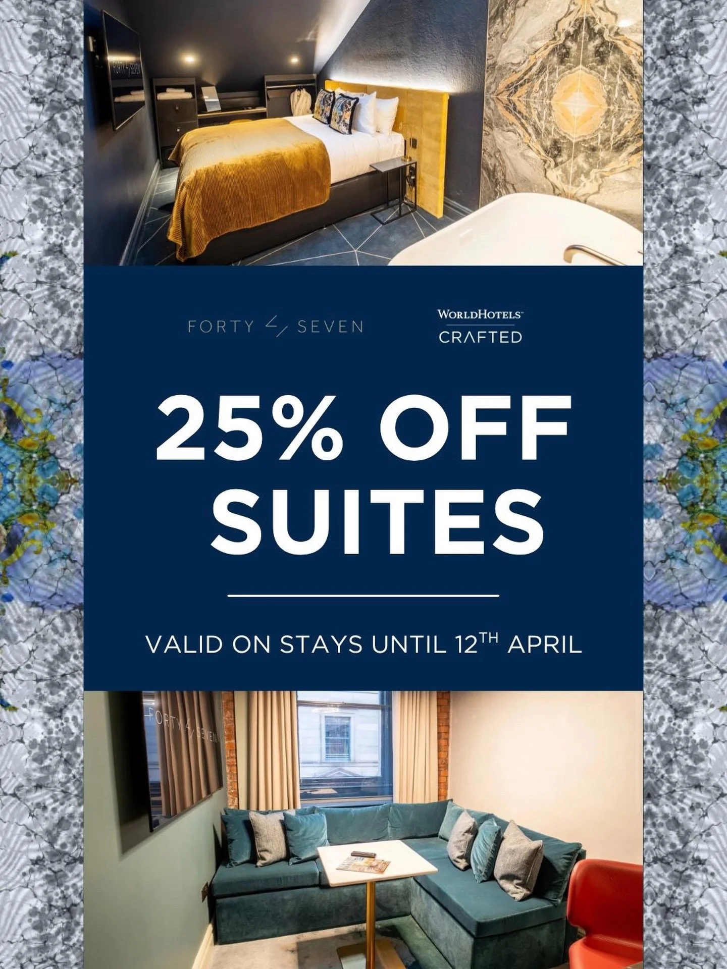 25% off suites this Easter at Forty-Seven&hellip; and yes, it&rsquo;s as good as it sounds 🚨🐰

Think more space for chocolate eggs, slow mornings, and a proper switch-off in the city.

Book a one-night stay at Forty Seven and enjoy:
🥂 Welcome drin