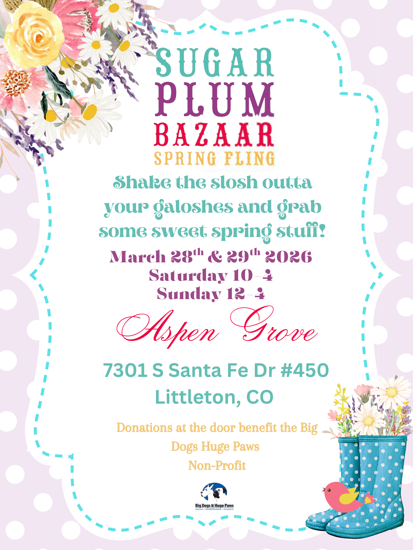 Sugar Plum Bazaar Spring Fling