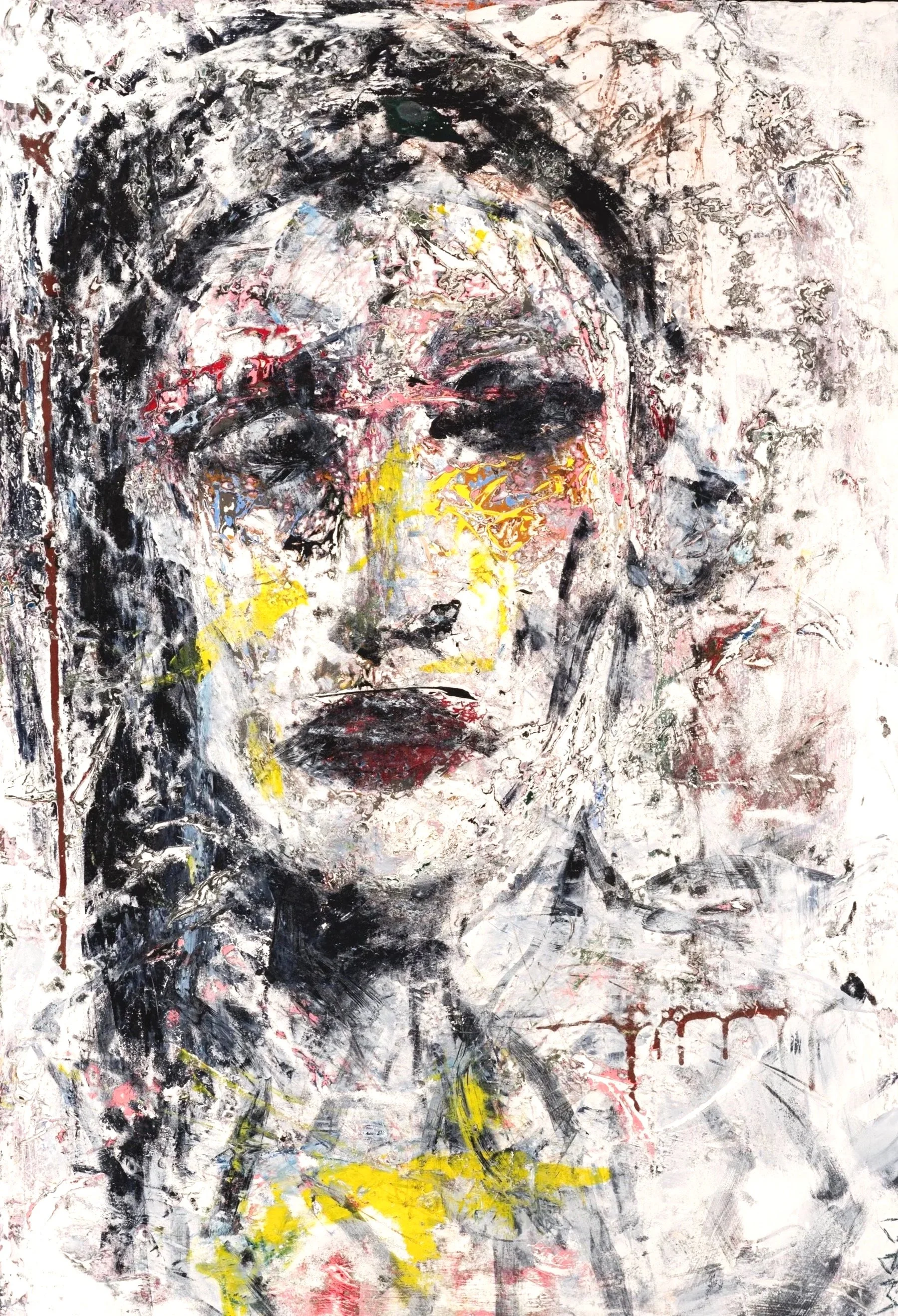 Courage, 2021, Acrylic on panel, 36 x 24, Framed-SOLD