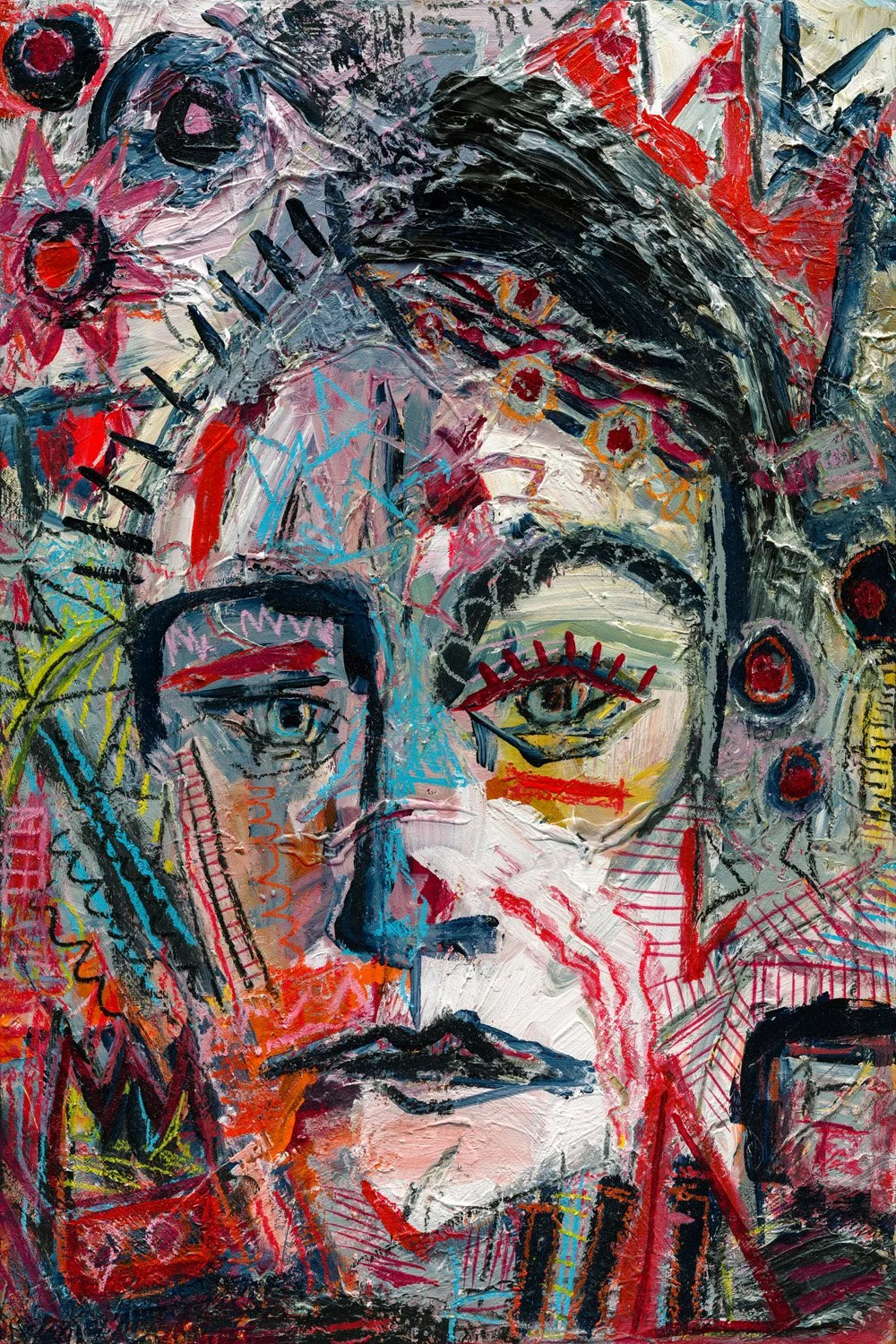 Looking Glass, 2021, Acrylic on panel, 36 x 24, Framed-NOT FOR SALE