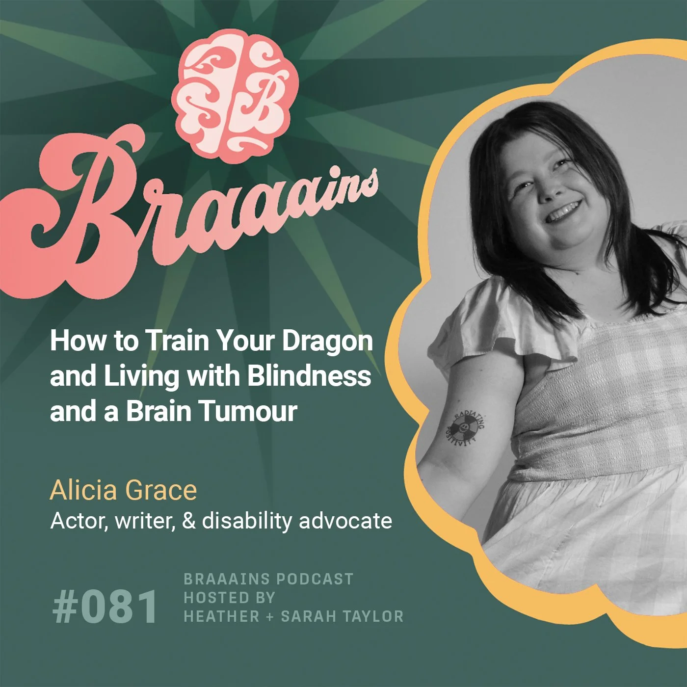 Ep 081: How to Train Your Dragon and Living with Blindness and a Brain Tumour