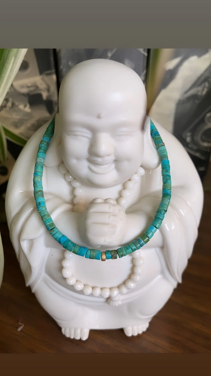 Turquoise w/ Gold Stardust