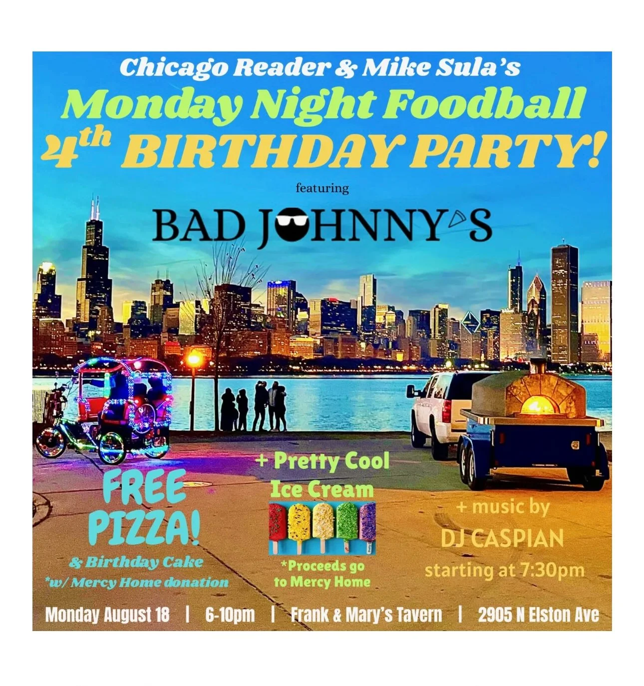 Chicago Reader's Monday Night Foodball Special Birthday Edition