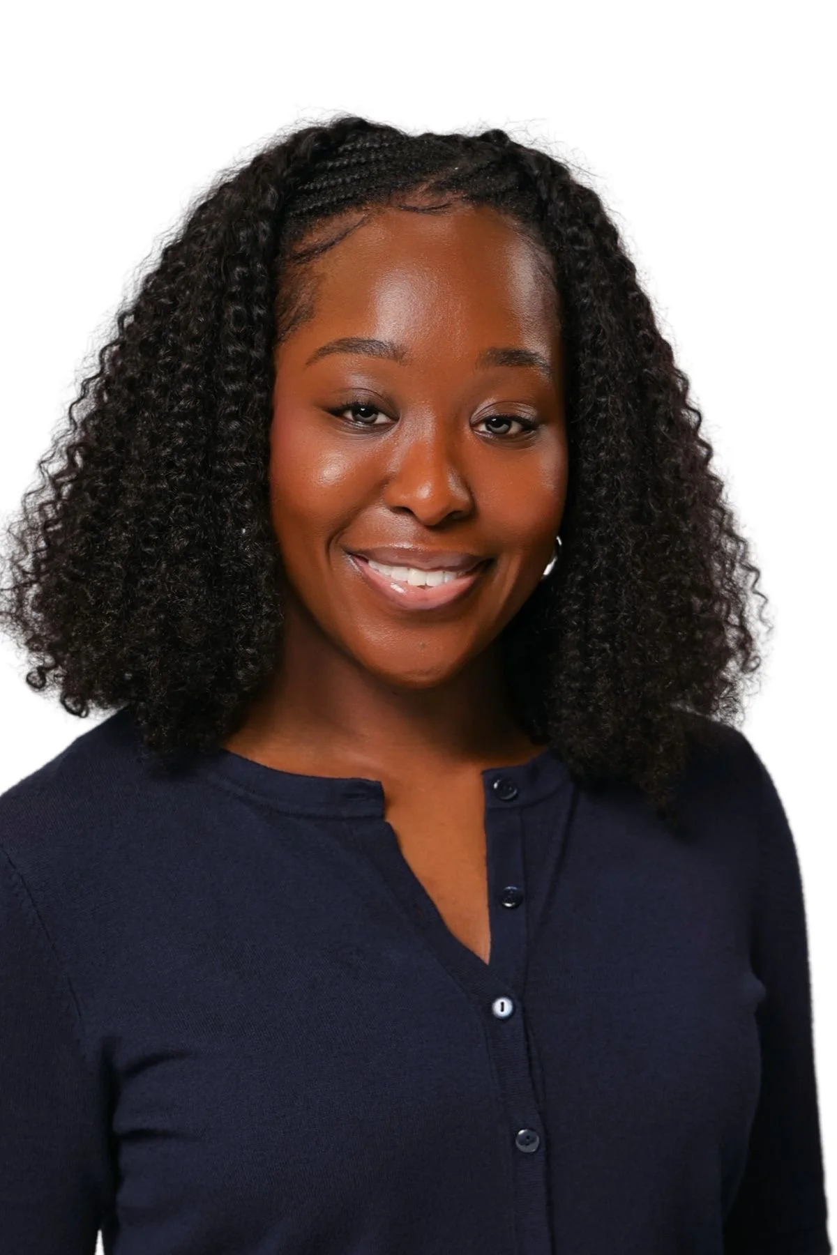 Photo of Omoleye smiling