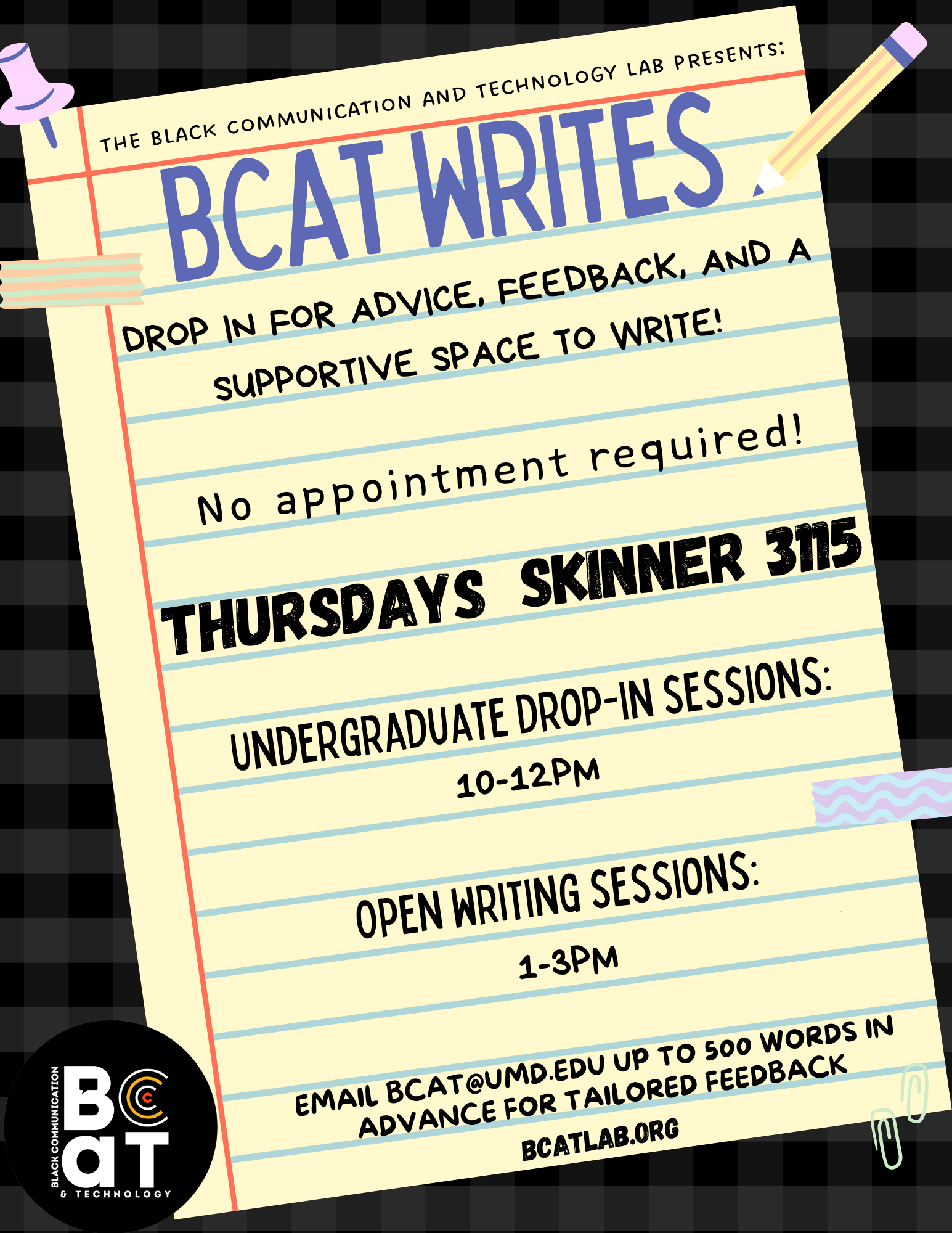 BCaT Writes