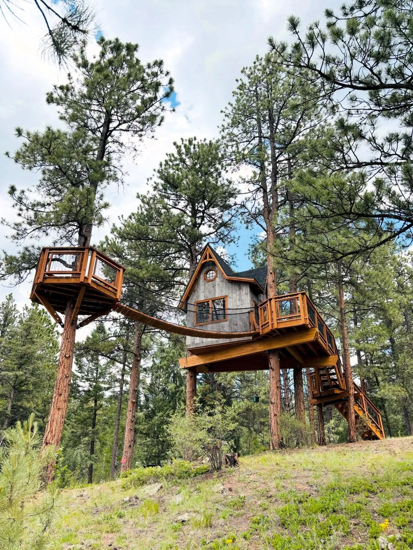 Late to post, but we finished up the Buffalo Creek Treehouse at the end of last week!  Such a fun project all around.  Massive shoutout to the guys @cameronbreck @____pitch____  @cullen__prince and other Mitch for the great work and long days on this