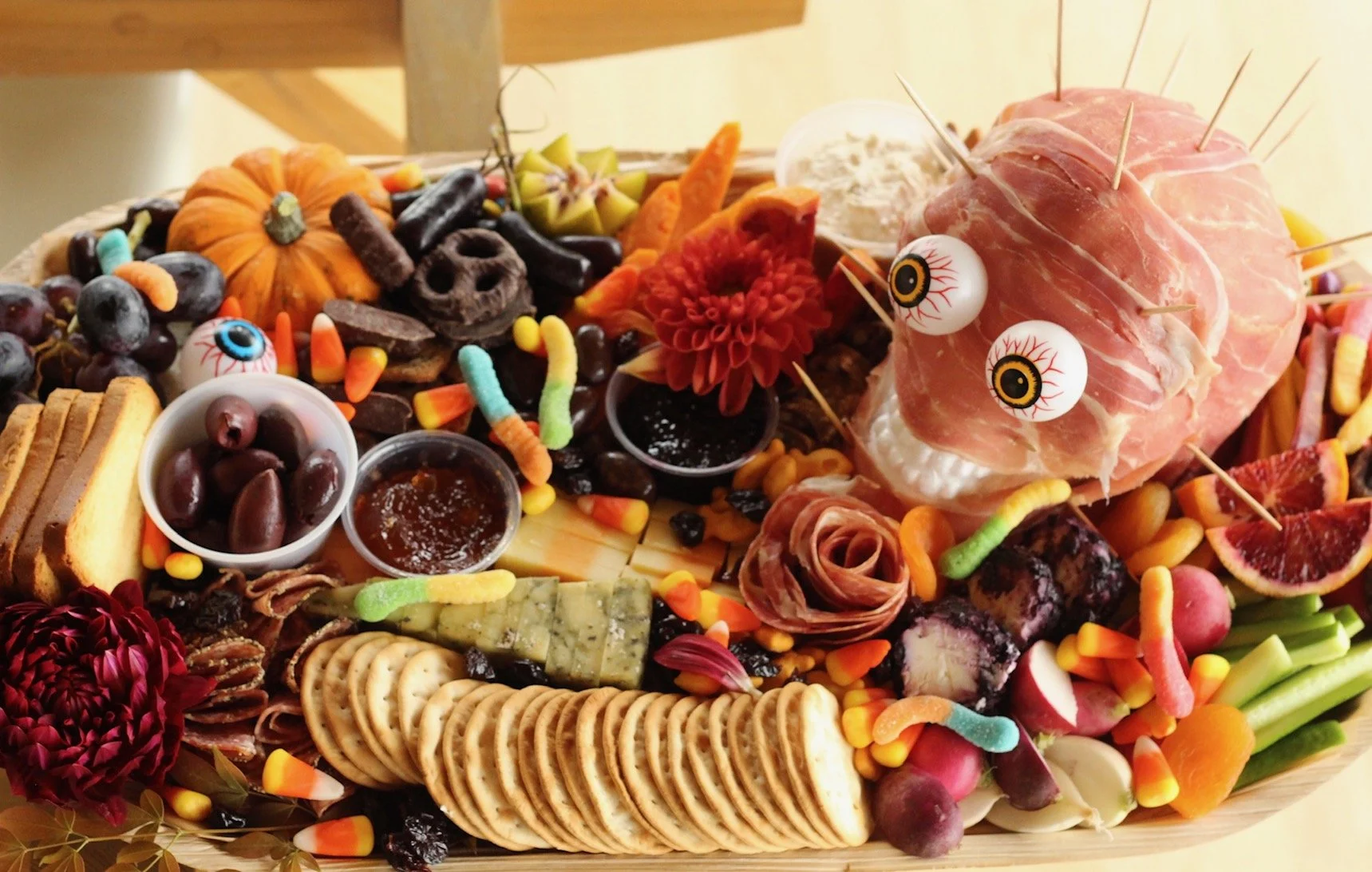Seasonal Halloween charcuterie board in Portland, OR — The Spread