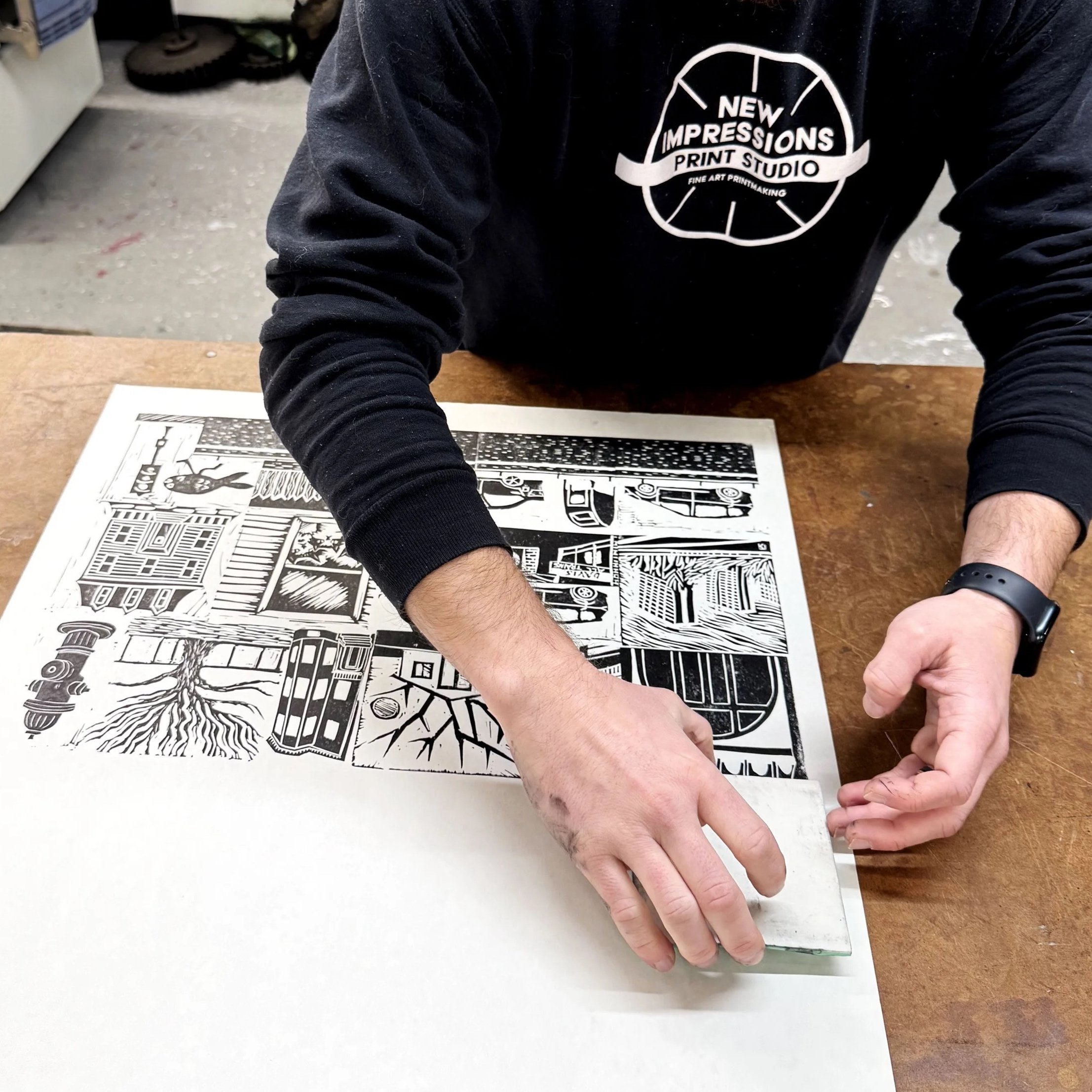 Intermediate Block Printing / April 28