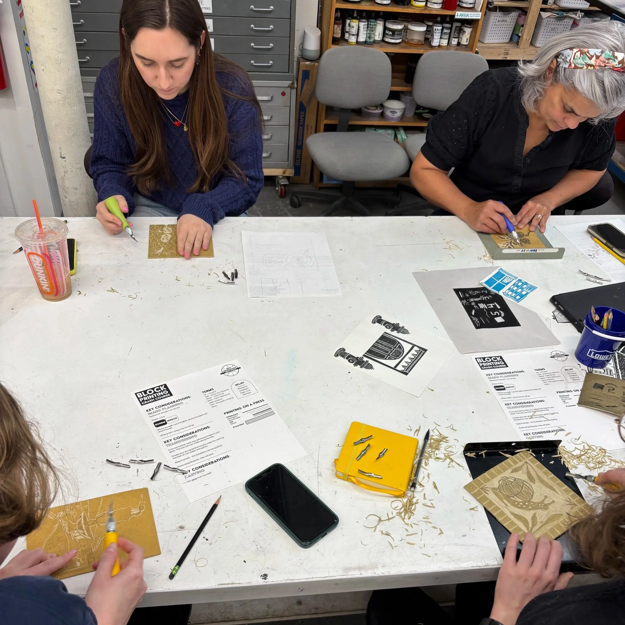 Beginner Block Printing / April 14