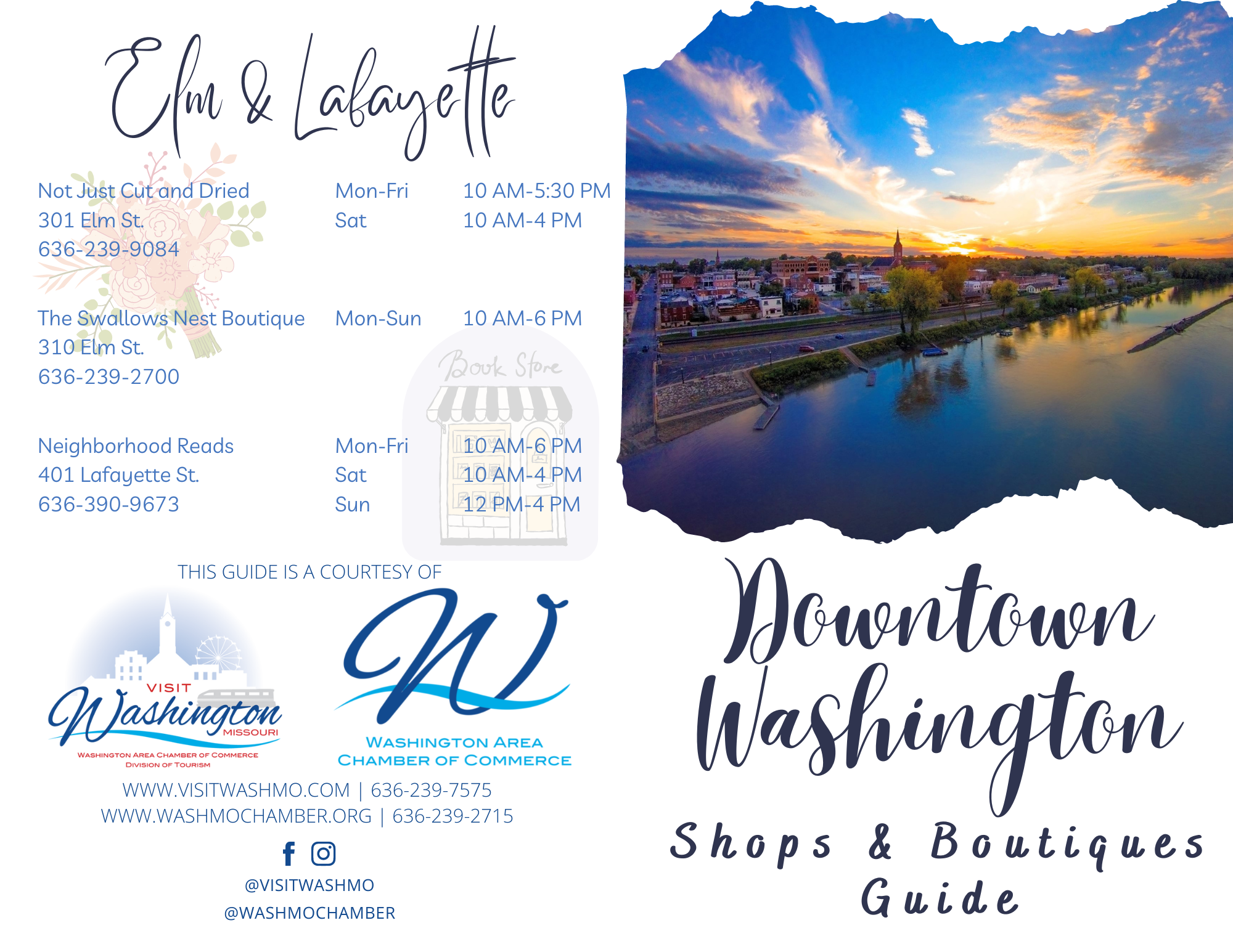 Downtown Washington Shops & Boutiques Guide Outside Panels