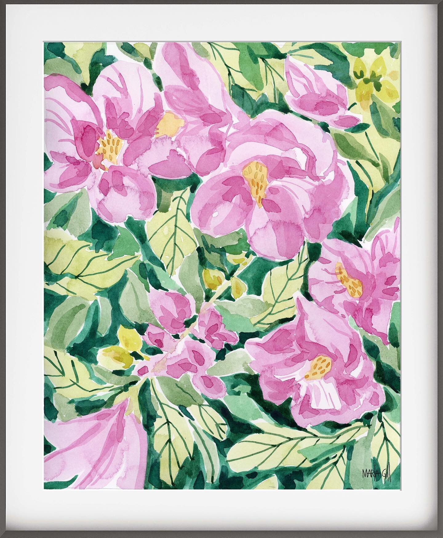 Watercolour Prints available in my Etsy shop. Link in bio. #watercolourpainting #wallart #print #art print #artprint #poster #posters #walldeco #fl #flowering #floral #floralwatercolor