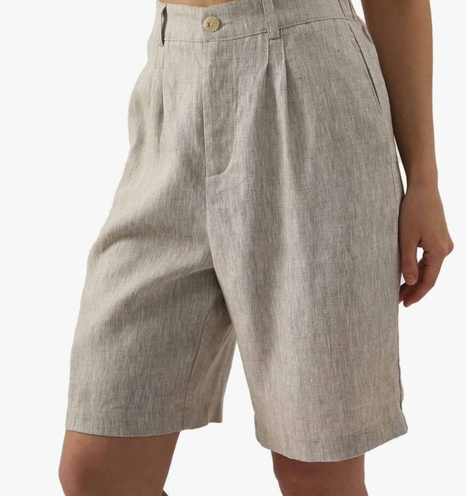 Amazon Linen Bermuda Shorts
