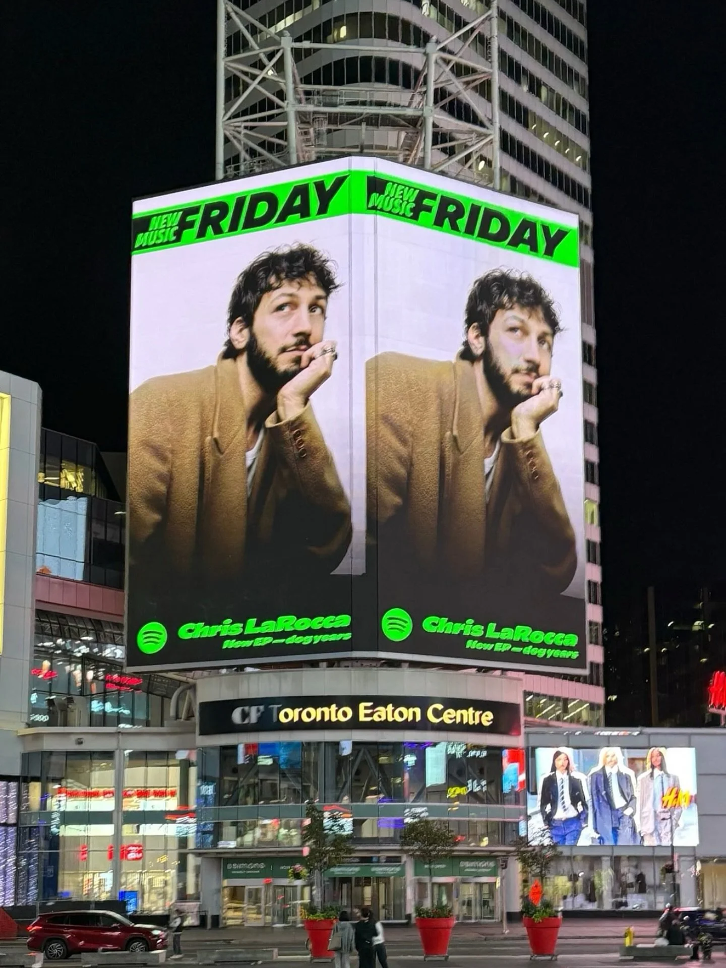 Billboard for @chrislarocca_ featuring his new ep &lsquo;dog years&rsquo;. 💫