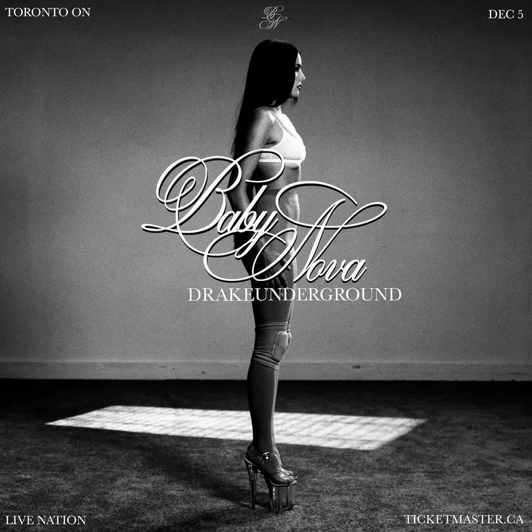 @babynova&rsquo;s first headline show Dec 5th performing her full unreleased album! tickets in her bio. 🖤