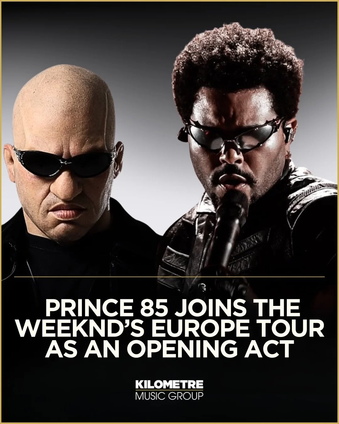 @prince85 opens @theweeknd&rsquo;s After Hours Til Dawn Tour in Europe. 🛸