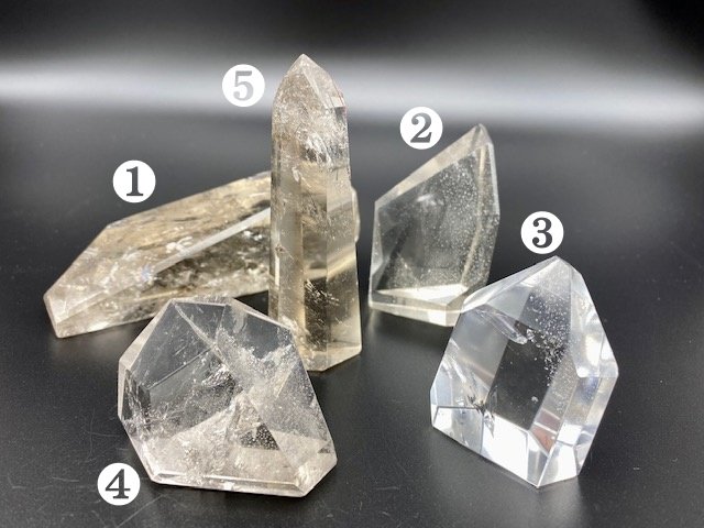 レムリアン水晶 ５点セット ＃1831330 — Crystals for you