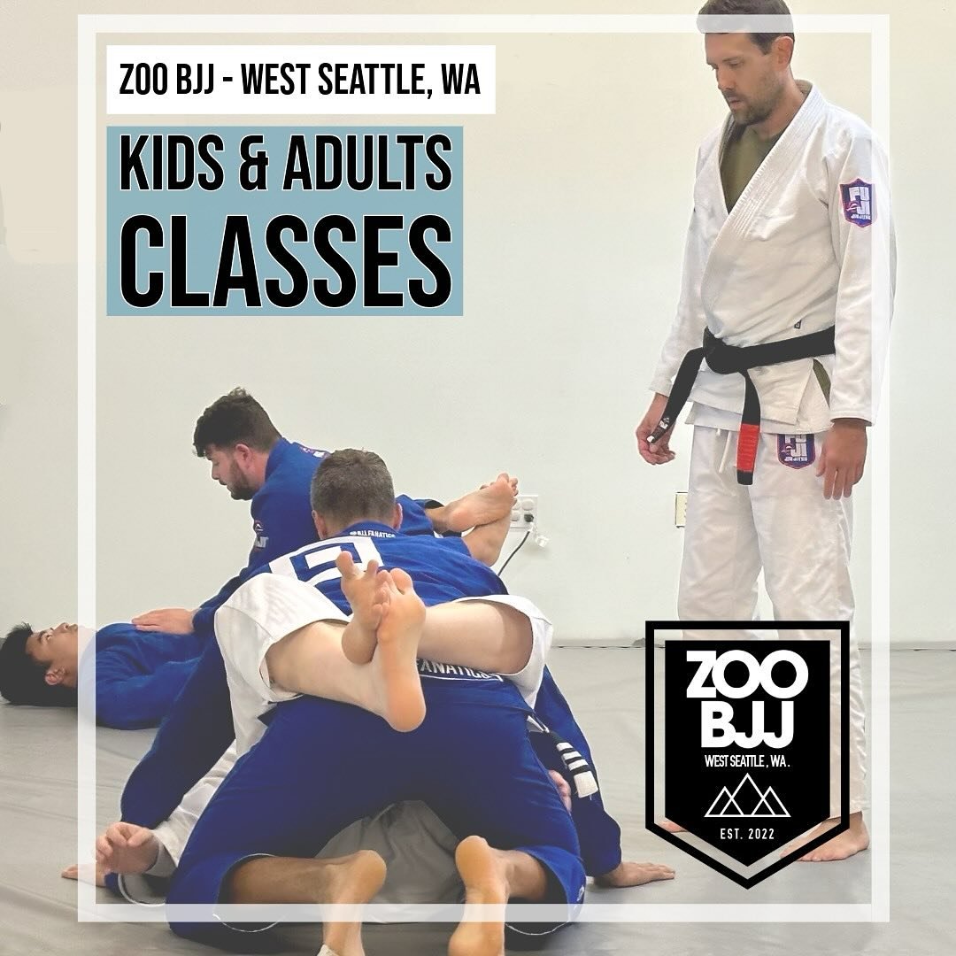 Come check us out! We specialize in teaching the art of Brazilian Jiu Jitsu to both Kids and Adults. Contact us for more info: info@zoobjjsea.com #zoobjjsea #westseattle
