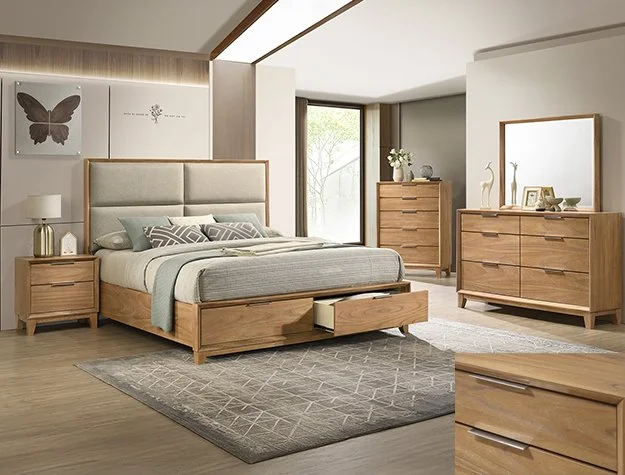 The Florida storage King/Queen Bedroom Group please call for pricing and availability. 