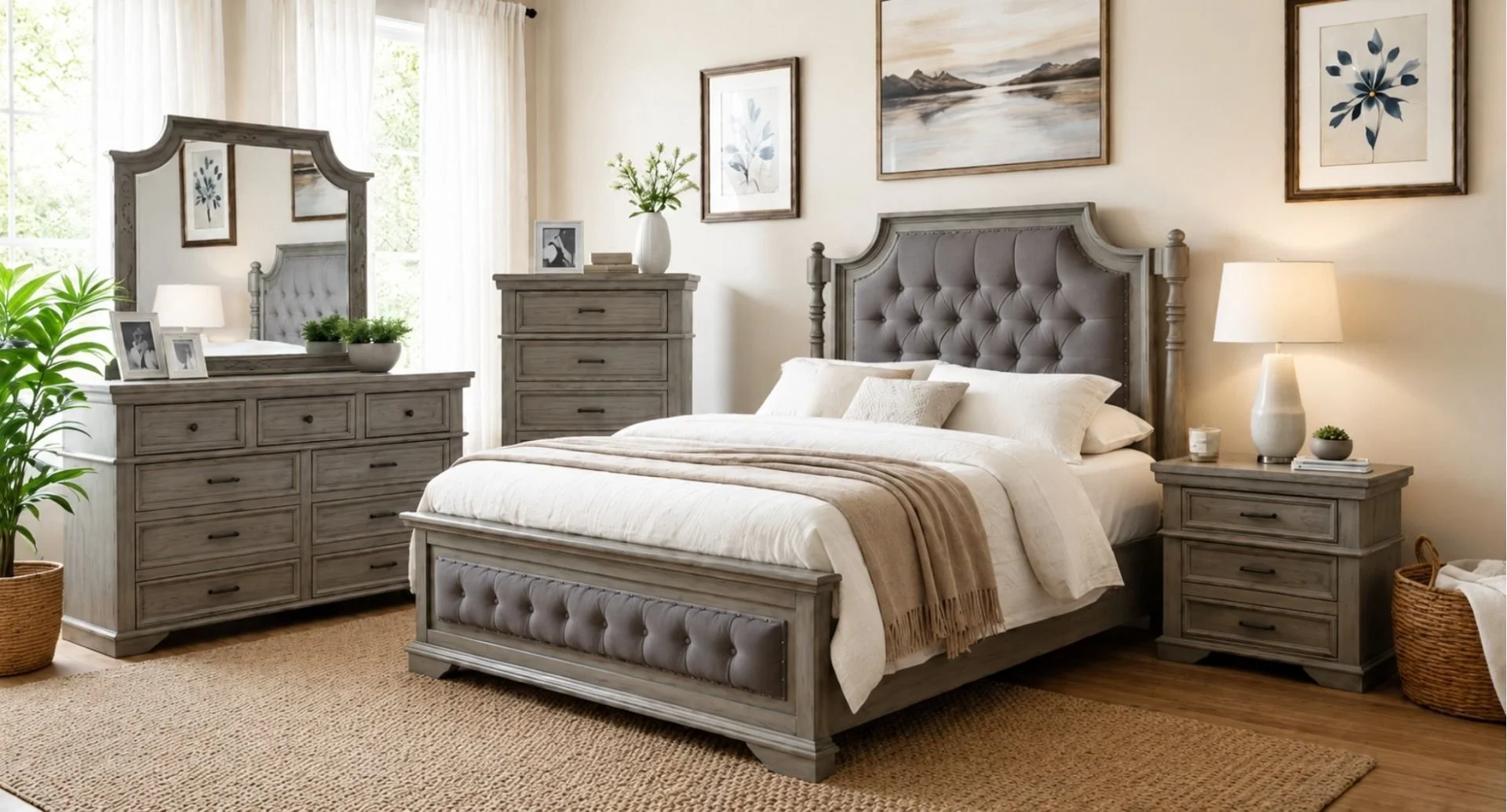 The Rainier Mountain King/Queen Bedroom Group please call for pricing and availability. 