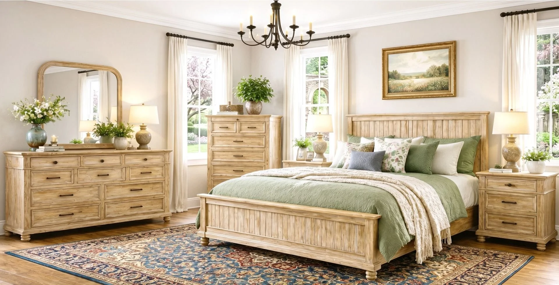 The Carolina King/Queen Bedroom Group please call for pricing and availability. 