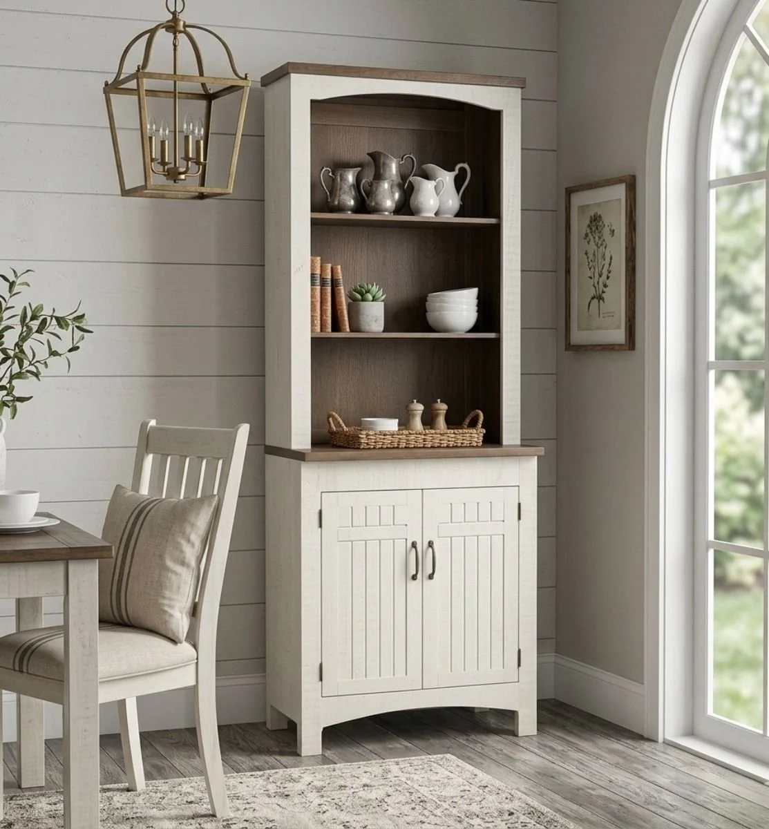 White Coffee bar cabinet please call for pricing and availability. 